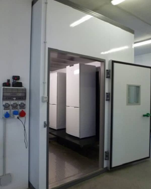 Progettazione frigoriferi: test di laboratorio