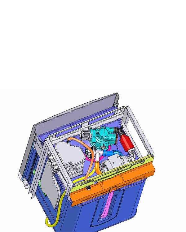 Modelli 3D per progettazione lavastoviglie