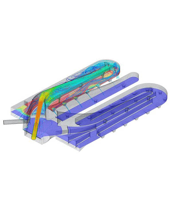Progettazione lavatrice: Simulazione CFD per cassetto detersivo